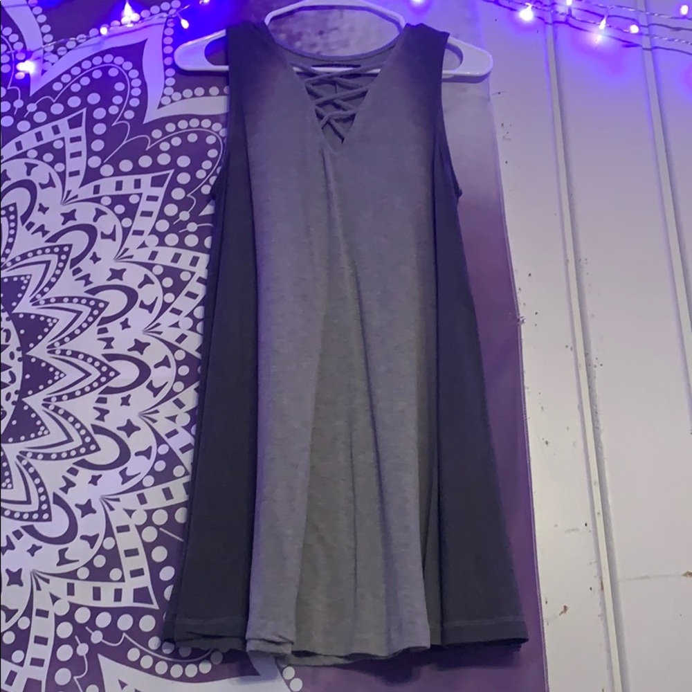 Multi Colored Tank Top Dress